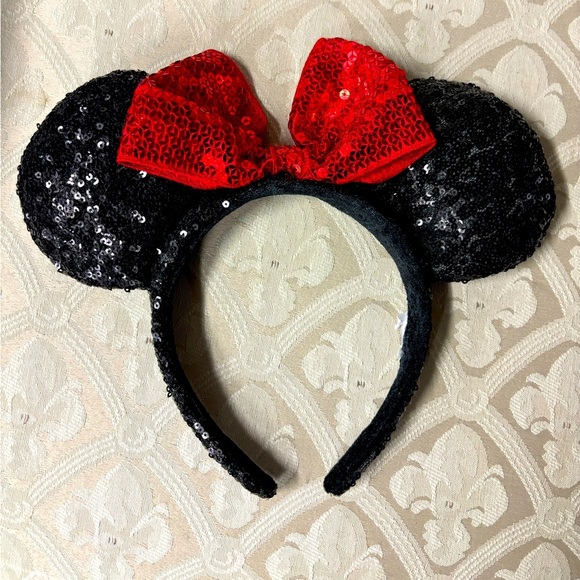 Disney Accessories - Sparkly Minnie Ears Headband